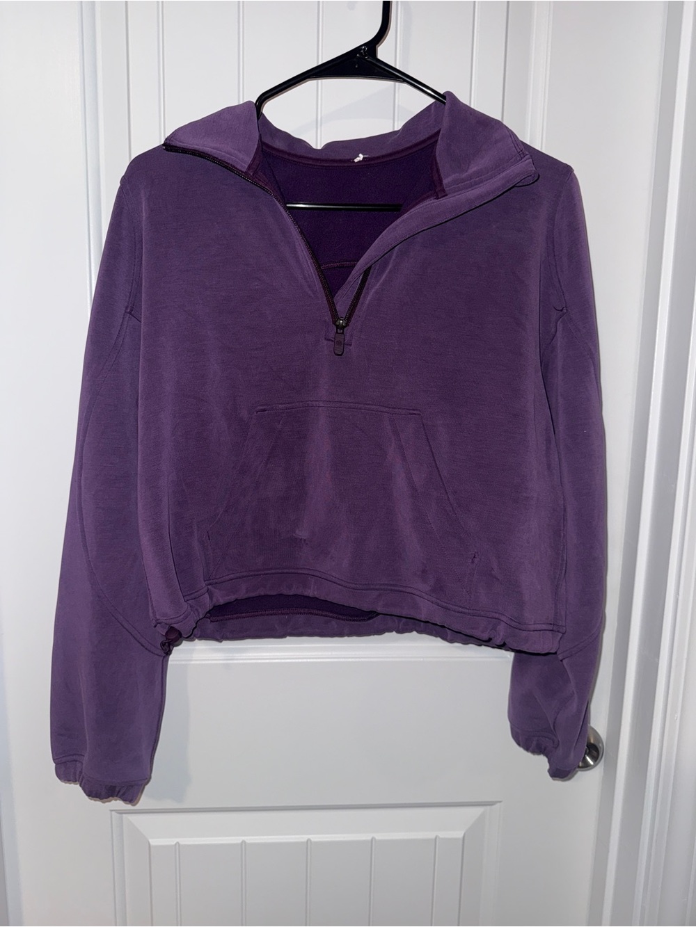 lululemon Brushed Softstreme Half Zip sz 4